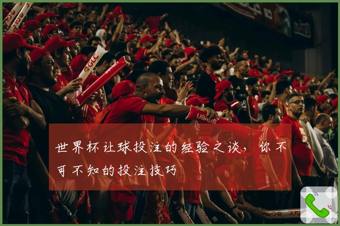 世界杯让球投注的经验之谈，你不可不知的投注技巧