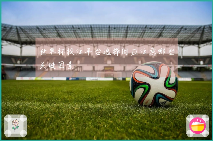 世界杯投注平台选择时应注意哪些关键因素